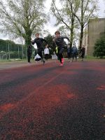 Bei den Starts aus dem Startblock im direkten Duell Johannes Kießlinger und Oliver Zeno Ispan